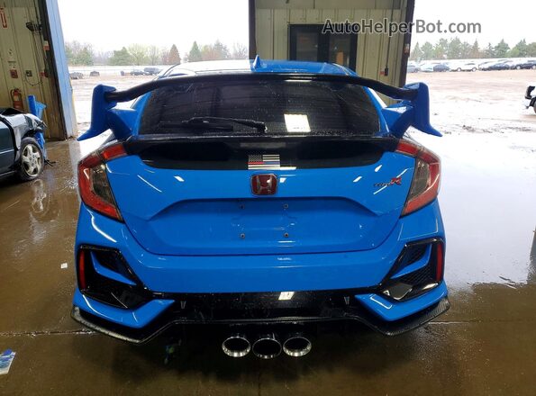 SHHFK8G77MU201101 2021 HONDA CIVIC Blue Widok z tyłu