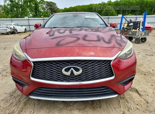 SJKCH5CP9HA032198 2017 INFINITI QX30 Red Widok z przodu