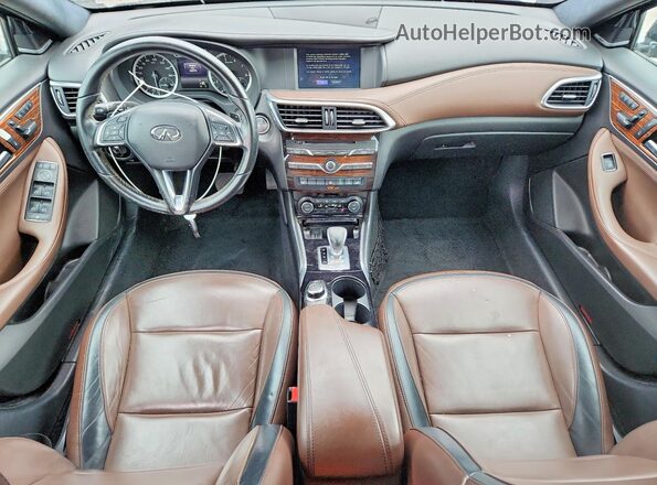 SJKCH5CR7HA017751 2017 INFINITI QX30 Черный Вид панели приборов