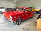 1957 Chevrolet Belair 2 Door Red vin: VC57J139026