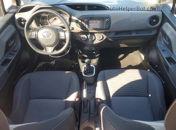 VNKKTUD32KA105557 2019 TOYOTA YARIS Black Առջևի վահանակի տեսք