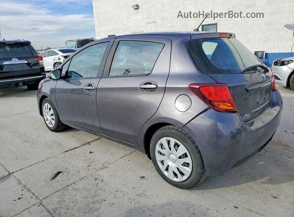 VNKKTUD34GA067708 2016 TOYOTA YARIS Gray Задня ліва чверть
