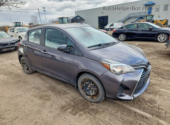 VNKKTUD37GA068786 2016 TOYOTA YARIS Серый Передняя правая четверть
