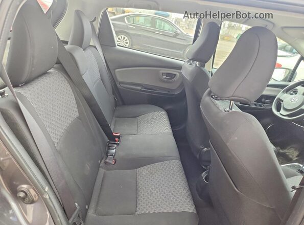 VNKKTUD37GA068786 2016 TOYOTA YARIS Серый Вид задних сидений