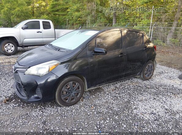 VNKKTUD38HA073416 2017 TOYOTA YARIS Black Vista tres cuartos delantera izquierda