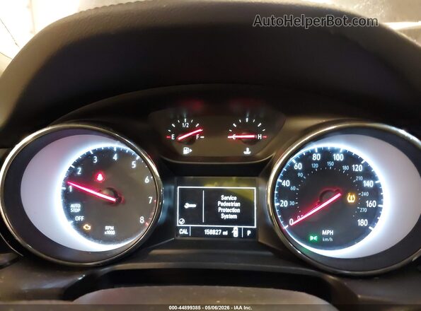 W04GL6SX8J1123909 2018 BUICK REGAL Черный Вид задних сидений