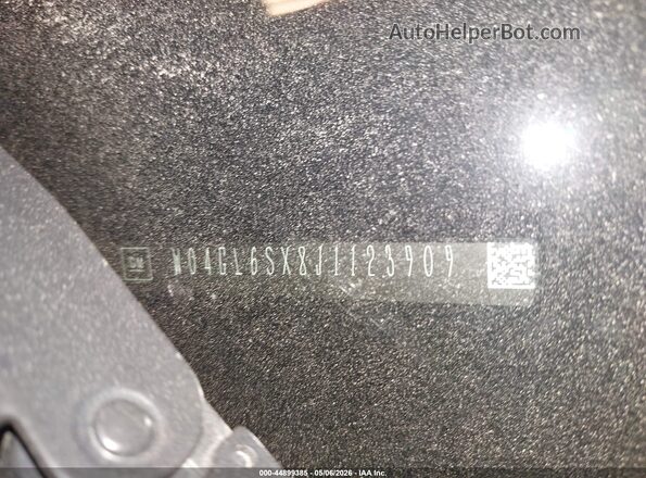 W04GL6SX8J1123909 2018 BUICK REGAL Черный Вид подкапотного пространства