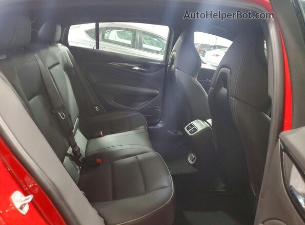 W04GS6SS6J1108624 2018 BUICK REGAL Красный Вид задних сидений