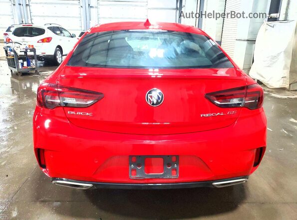 W04GS6SS6J1108624 2018 BUICK REGAL Красный Вид сзади