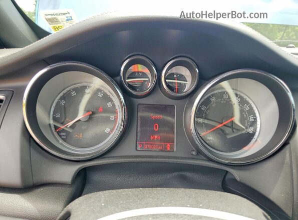 W04WT3N58GG083356 2016 BUICK CASCADA Синий Вид щитка приборов