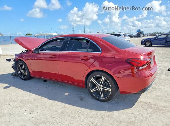 W1K3G4EB0LJ210211 2020 MERCEDES-BENZ A Красный Задняя левая четверть