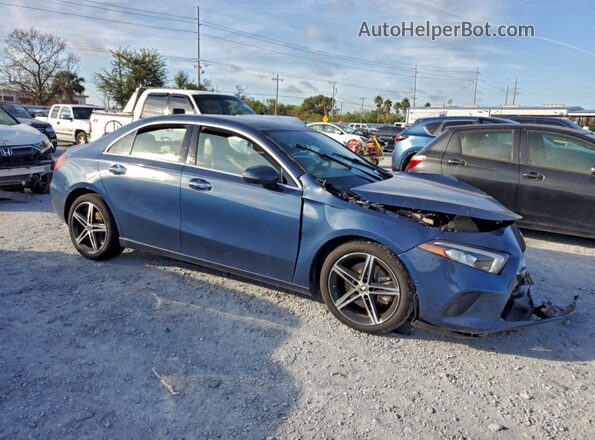 W1K3G4EB0LJ230281 2020 MERCEDES-BENZ A Синий Передняя правая четверть