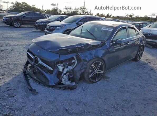W1K3G4EB0LJ230281 2020 MERCEDES-BENZ A Синий Передняя левая четверть