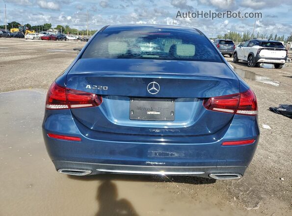 W1K3G4EB2MJ269326 2021 MERCEDES-BENZ A Blue უკანა ხედი