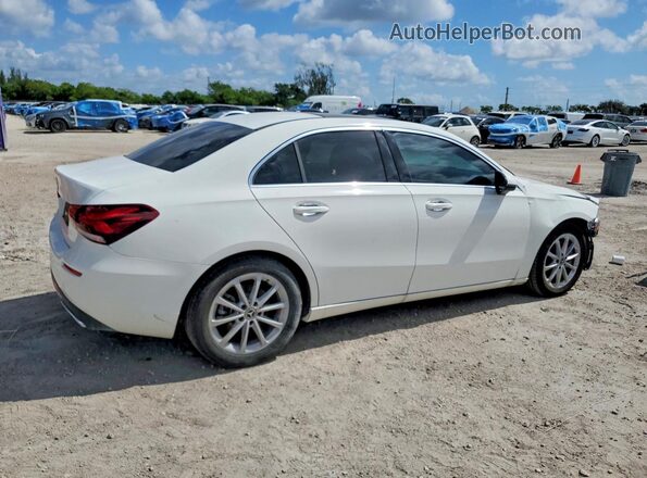 W1K3G4EB3MJ263647 2021 MERCEDES-BENZ A Белый Задняя правая четверть