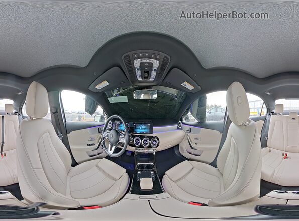 W1K3G4EB4MJ320485 2021 MERCEDES-BENZ A Black Widok naklejki z numerem VIN