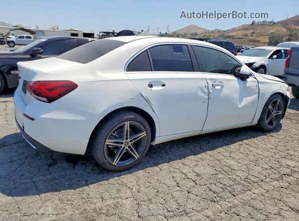 W1K3G4EB4NJ325882 2022 MERCEDES-BENZ A White უკანა მარჯვენა