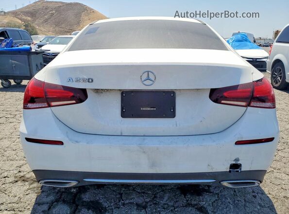 W1K3G4EB4NJ325882 2022 MERCEDES-BENZ A White უკანა ხედი