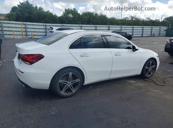 W1K3G4EB6NJ325821 2022 MERCEDES-BENZ A Белый Задняя правая четверть