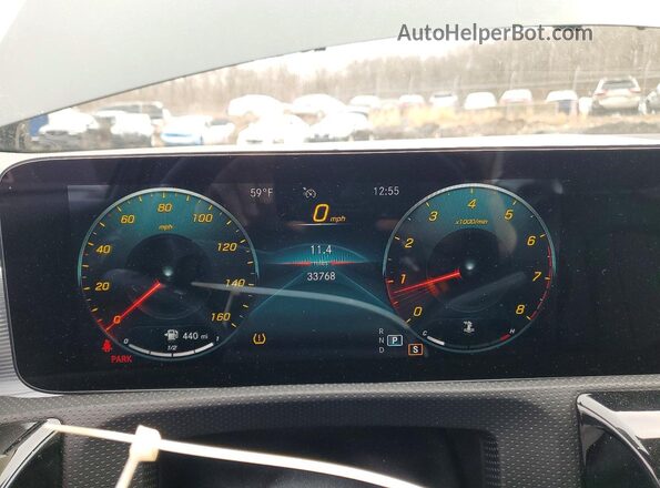 W1K3G4EB7NJ356611 2022 MERCEDES-BENZ A Black Vista del cuadro de instrumentos