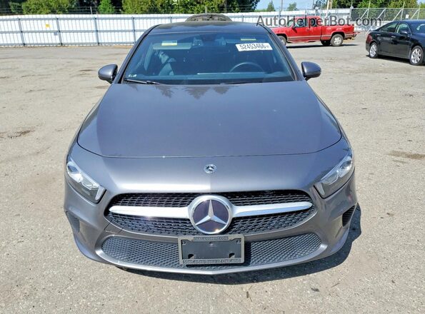 W1K3G4EB7NJ363557 2022 MERCEDES-BENZ A Серый Вид спереди