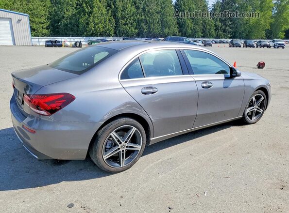 W1K3G4EB7NJ363557 2022 MERCEDES-BENZ A Серый Задняя правая четверть