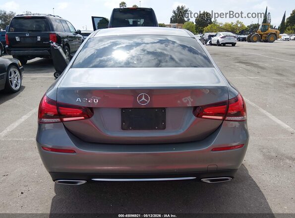 W1K3G4EB8LJ215480 2020 MERCEDES-BENZ A 220 Gray 