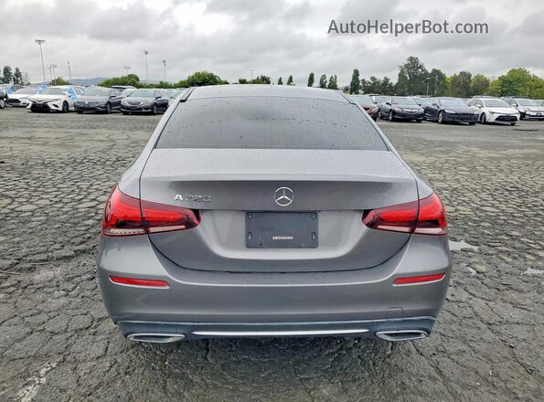 W1K3G4EB9MJ316237 2021 MERCEDES-BENZ A Gray უკანა ხედი