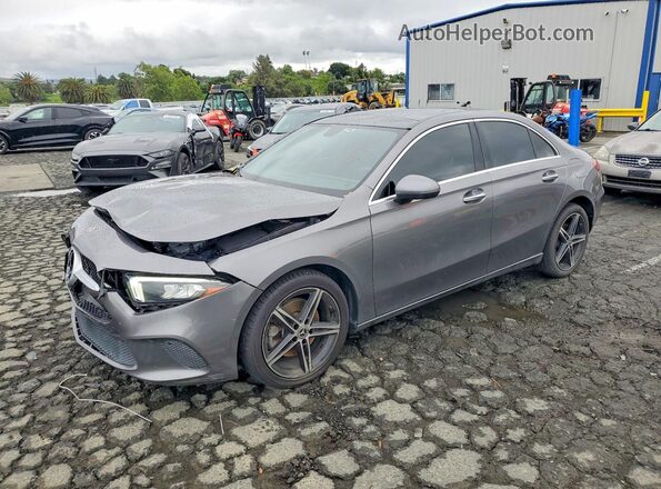 W1K3G4EB9MJ316237 2021 MERCEDES-BENZ A Gray წინა მარცხენა ხედი სამი მეოთხედიდან