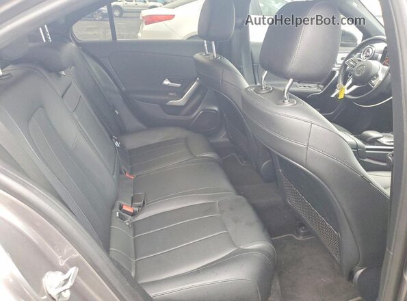 W1K3G4EB9MJ316237 2021 MERCEDES-BENZ A Gray უკანა სავარძლების ხედი