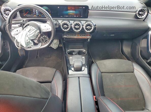 W1K3G4EBXMJ258882 2021 MERCEDES-BENZ A Черный Вид панели приборов