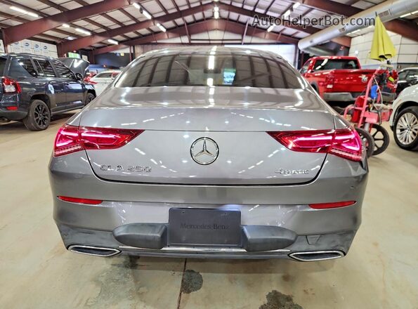 W1K5J4HB1LN091339 2020 MERCEDES-BENZ CLA-CLASS Серый Вид сзади