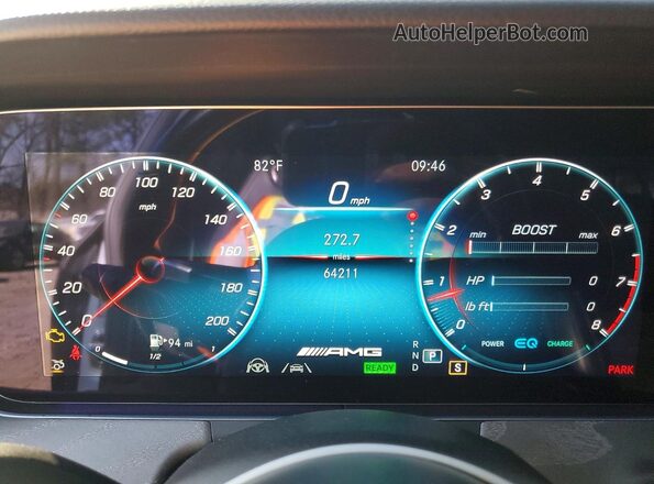 W1K7X5KB2NA045793 2022 MERCEDES-BENZ AMG Серебряный Вид щитка приборов