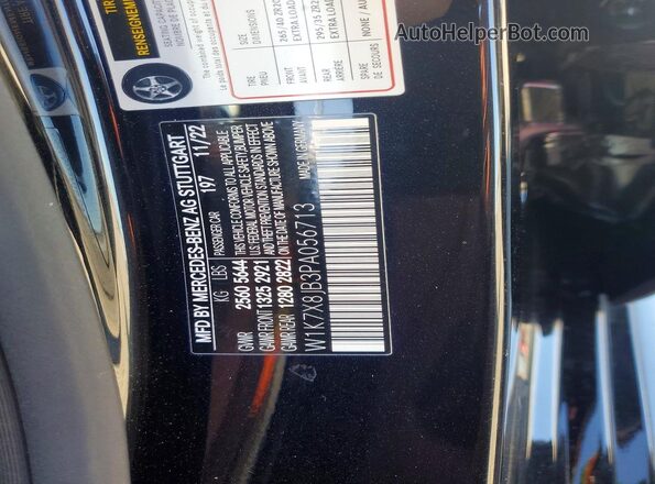 W1K7X8JB3PA056713 2023 MERCEDES-BENZ AMG Черный Вид подкапотного пространства