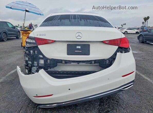 W1KAF4GB6SR246248 2025 MERCEDES-BENZ C Белый Вид сзади