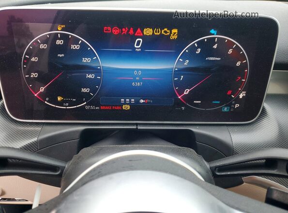 W1KAF4GB6SR246248 2025 MERCEDES-BENZ C Белый Вид щитка приборов