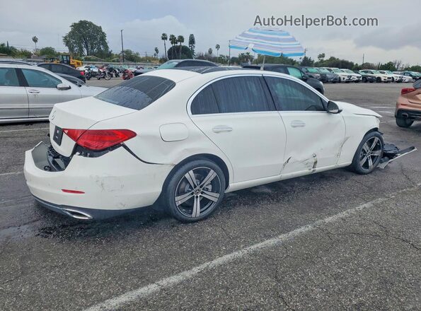 W1KAF4GB6SR246248 2025 MERCEDES-BENZ C Белый Задняя правая четверть