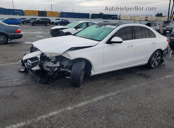 W1KAF4GB6SR246248 2025 MERCEDES-BENZ C Белый Передняя левая четверть