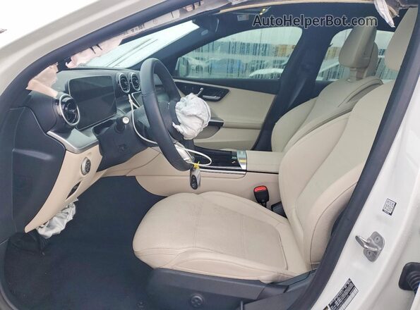 W1KAF4GB6SR246248 2025 MERCEDES-BENZ C Белый Вид салона спереди