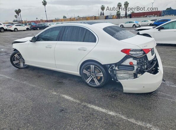 W1KAF4GB6SR246248 2025 MERCEDES-BENZ C Белый Задняя левая четверть