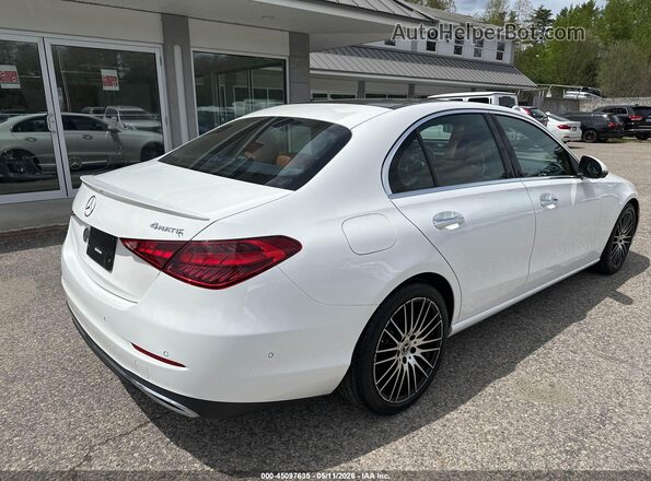 W1KAF4HB1PR077150 2023 MERCEDES-BENZ C-CLASS White Задня права чверть