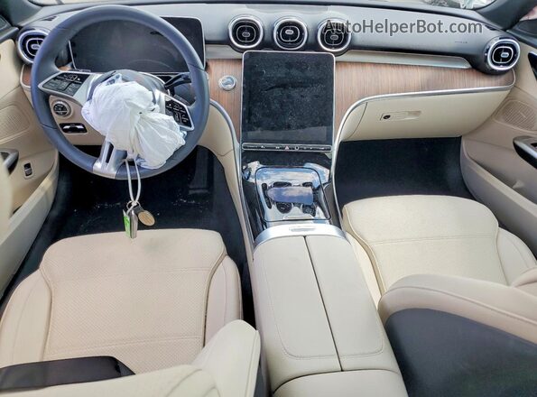 W1KAF4HB3SR271512 2025 MERCEDES-BENZ C White Widok deski rozdzielczej