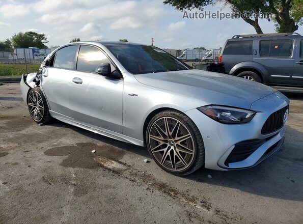 W1KAF8HB2SR271055 2025 MERCEDES-BENZ C Silver Передня права чверть