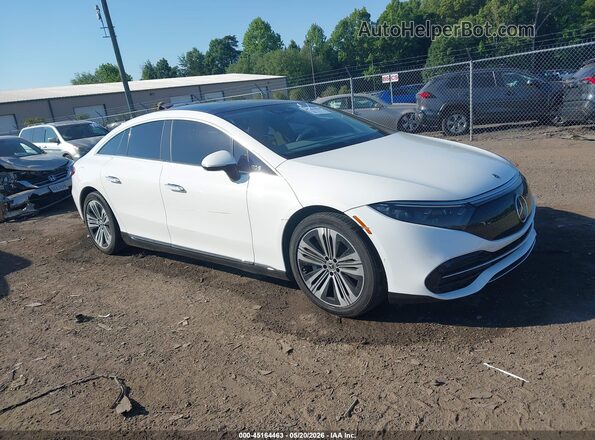 W1KCG2DB0NA003262 2022 MERCEDES-BENZ EQS 450+ White Przód prawy