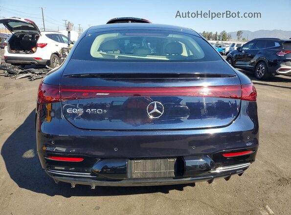 W1KCG2DB9NA019122 2022 MERCEDES-BENZ EQS Blue Widok z tyłu