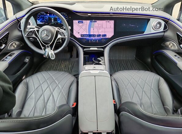 W1KCG4EB0PA037375 2023 MERCEDES-BENZ EQS Black Առջևի վահանակի տեսք