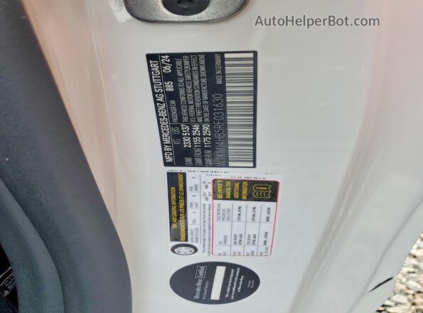 W1KMJ4HB5RF031630 2024 MERCEDES-BENZ CLE Белый Вид подкапотного пространства
