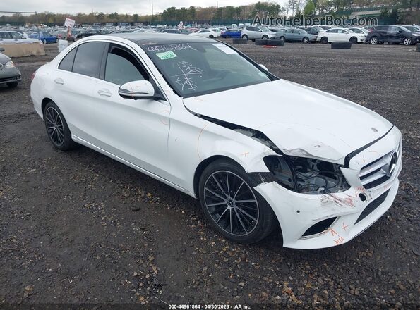W1KWF8DB9MR622431 2021 MERCEDES-BENZ C-CLASS Белый Передняя правая четверть