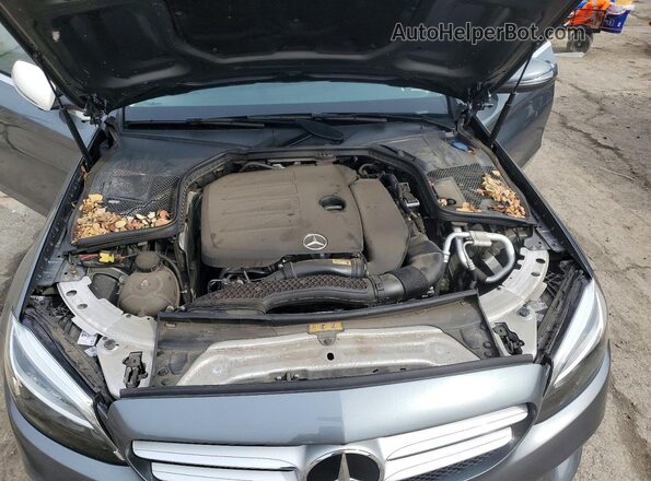 W1KWF8EB1LR602686 2020 MERCEDES-BENZ C Gray Widok wnętrza z tyłu