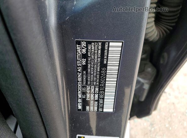 W1KWF8EB1LR602686 2020 MERCEDES-BENZ C Gray Widok komory silnika